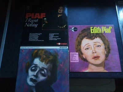 3 Edith Piaf LPs g-VG I Regret Nothing & At The Paris Olympia & Edith Piaf - Image 1 of 2