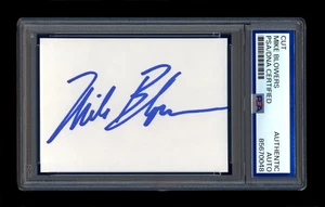 MIKE BLOWERS SIGNED MINT CUT PSA/DNA AUTOGRAPHED SEATTLE MARINERS - Picture 1 of 1
