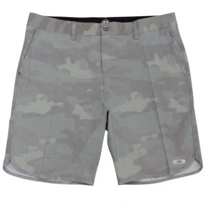 Oakley Crater Amphibian Boardshorts Mens Size 36 XL Camo Green Surf Beach Shorts - Image 1 of 2