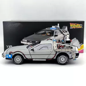 HW 1/18 Elite Ritorno al Futuro Time Machine Ultimate Edition Delorean BCJ97 - Foto 1 di 11