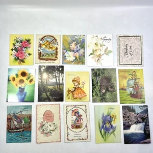 Vintage 80er Postkarten verschiedene Konvolut Beste Wünsche Feiertage - Bild 1 von 21