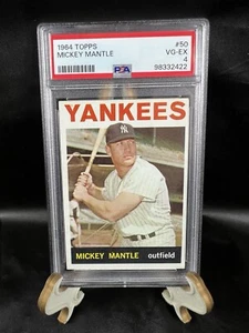1964 Topps MICKEY MANTLE #50 PSA 4 VG-EX Just Graded Fresh Slab Free Shipping - Picture 1 of 2