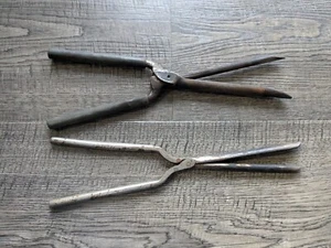 2 Vintage Metal Curling Irons: Francois Marcel Marceline USA & Marcel GERMANY - Picture 1 of 10