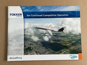 Fokker Services - brochure. Feat Fokker aircraft, F-16, NH-90, Airbus and more - Picture 1 of 8