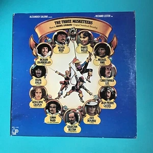THE THREE MUSKETEERS MOVIE FILM ORIGINAL SOUNDTRACK RECORDING VINTAGE VINYL LP - Picture 1 of 5