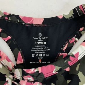 Sweaty Betty Workout Bra Women's Size XXS Floral Power Frame Sports Bra $68 Nwt - Picture 1 of 6