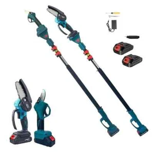 KIT POTATURA MINI MOTOSEGA 6" + FORBICE CESOIA A BATTERIA CON ASTA TELESCOPICA - Foto 1 di 3