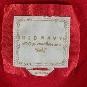 Old Navy roter Kaschmirpullover Damen Medium Rundhals Langarm Pulli - Bild 1 von 7