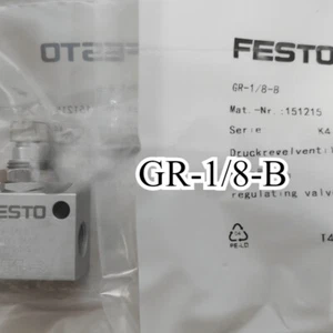 GR-1/8-B 1PCS FESTO GR-1/8-B 151215 Valvola di controllo flusso unidirezionale spedizione veloce - Foto 1 di 3