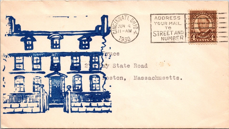SC# 685-NIP FDC - Nice Blue Cachet (II) - L37308 - Image 1 of 2