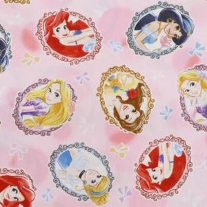 NUEVO Tela Algodón Rosa Princesa Disney 1m Oficial Japón - Imagen 1 de 6