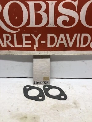 2 juntas de admisión nuevas Harley-Davidson XR-750 OEM 27015-72R AMF Robison HD Foto 1 de 4