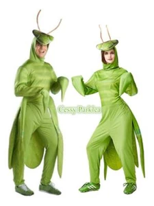 W-N4-3 Men's Women's Grasshopper Halloween Adult Unisex  Book Week Costume - Foto 1 di 8