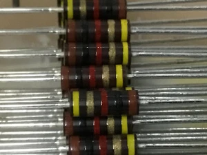 (5 PIEZAS) AB RCR20G102JS Resistencia Carb Comp 1/2W 1.0K OHM 5% Nivel S - Imagen 1 de 1