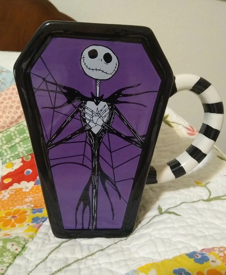 Nightmare Before Christmas Jack Skellington Coffin Ceramic 20oz Coffee Mug
