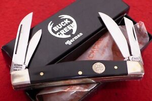 Buck Creek 3-5/8" Buffalo Horn 4 Blade Congress knife MIB