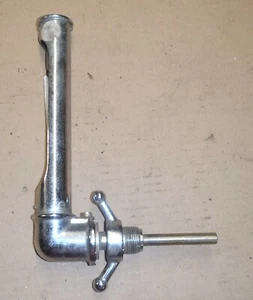 Large Vintage Chrome Thermometer,Broken,Not working,Industrial Automotive??   - Picture 1 of 7