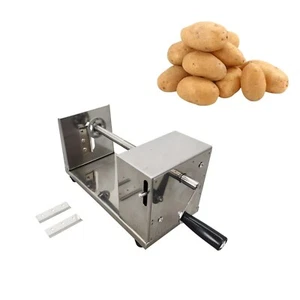Manual Rotary Potato Tower Making Machine Spiral Potato Slicer Chips Twister - Picture 1 of 16