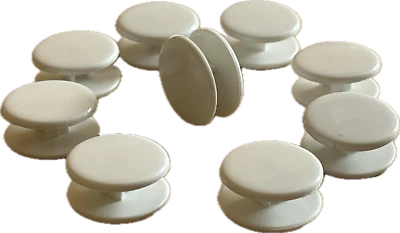 10 Wäscheknöpfe Doppelknöpfe Bettwäsche für 4-Jahreszeiten Betten 16,5 mm (0,74€ - Bild 1 von 3