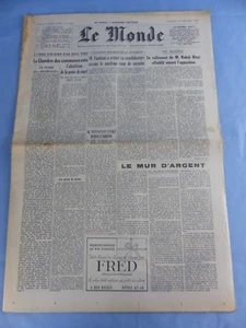 JOURNAL DE NAISSANCE ANNIVERSAIRE du 23 décembre 1964 LE MONDE 23/12/1964 - Picture 1 of 1