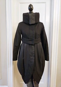 Abrigo/chaqueta de lana 2 en 1 negro Antonio Marras $3,5K, IT 42 - Imagen 1 de 24