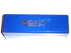 COIN STORAGE BOX SLAB HOLDER Case for 20 ORIGINAL PCGS BLUE NEAR MINT NGC, ANACS - Picture 1 of 4