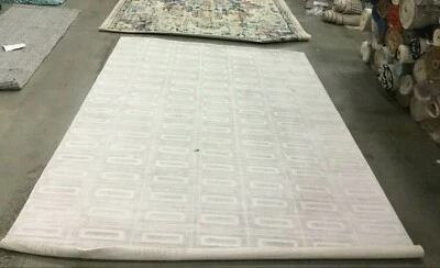 SILVER 6' X 9' Damaged Rug, Reduced Price 1172631612 MIR523B-6 - Image 1 of 4