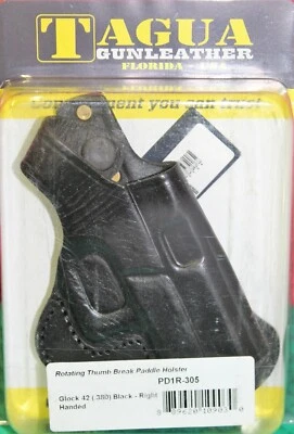 Tagua Gunleather Rotating Thumb Break Paddle Holster RH PD1R-CHOOSE YOUR MODEL! - Image 1 of 3