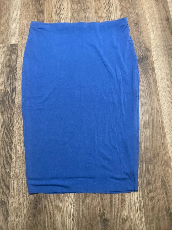 Vince Camuto Skirt, Women's Size Small, Blue, Pull On, Straight Pencil Skirt - Imagem 1 de 4