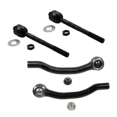 Kit de extremidade de haste de amarração de direção externa interna MOOG 4X conjunto para Honda Pilot Acura MDX - Imagem 1 de 4