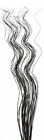 Spiral Corkscrew Curly Willow Twigs Tall Bunch for Floor Vases Silver or Black