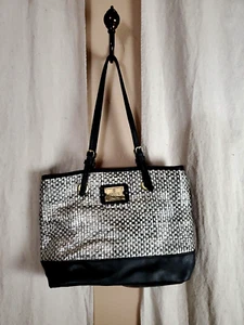 Nicole Miller Large Designer Purse Multi Pocket Shoulder Bag - Picture 1 of 9