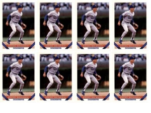 (8) 1993 Topps # 651 Rafael Bournigal Los Angeles Dodgers Card Lot - Picture 1 of 2