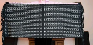 FUNERARY SHROUD? 25" x 70" Sumba IKAT Indonesian Tapestry Shawl ANTIQUE Scarf - Picture 1 of 9