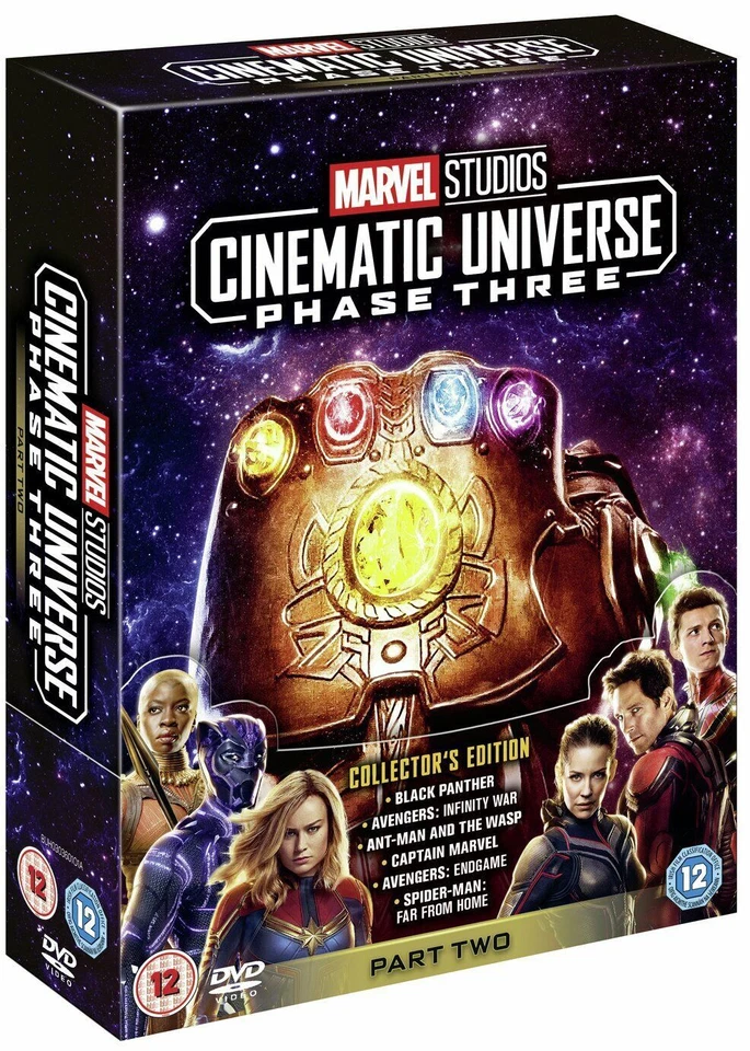 Marvel Studios Cinematic Universe: Phase Three - Part Two (DVD, 6-Disc Set, 2019)
