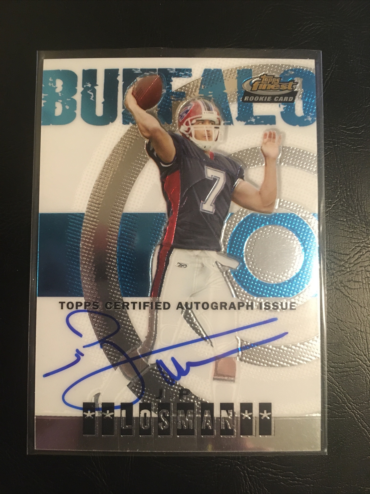 2004 Topps Finest #130 J.P. Losman RC Auto - 327/999 - NFL - Buffalo Bills
