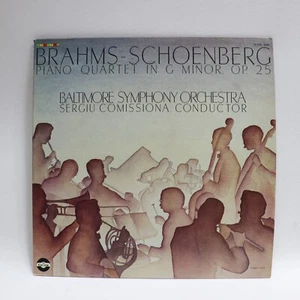Brahms Schoenberg Piano Quartet g minor Vinyl LP 1984 Baltimore Symphony - Picture 1 of 13