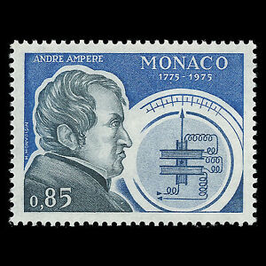 Monaco 1975 - 100th Anniv of the Birth of Andre Ampere Physicist - Sc 1001 MNH