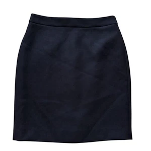 J Crew Damen No 2 Bleistiftrock Wolle schwarz Größe 2 Karriere - Bild 1 von 4