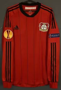 PLAYER ISSUE MENS FC BAYER 04 2012/2013 UEFA SOCCER FOOTBALL SHIRT JERSEY SIZE M - Picture 1 of 12