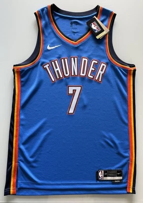 NEW Men’s Large 48 Nike Swingman Chet Holmgren OKC Thunder Icon Edition Jersey - Image 1 of 4