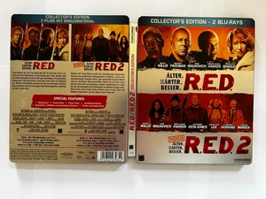R.E.D. / RED 1 & 2 (Limited Collector's Steelbook Edition / Blu-ray - Bild 1 von 4