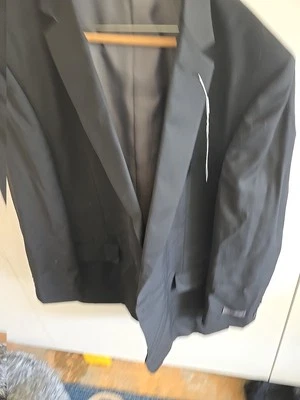 Chaqueta Hopsack M MT Blazer de Lana Negro Abrigo Deportivo Wilke-Rodriguez 52R Nuevo con Etiquetas Foto 1 de 4