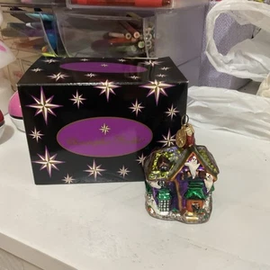 Christopher RADKO Halloween Howl Manor Ornament Full Size With Box - Picture 1 of 7