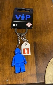 New Lego Minifigure Key Chain Backpack Charm 854090: VIP Blue Minifigure - Picture 1 of 2