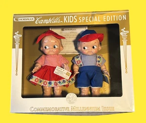 Vintage Campbell’s Soup Kids Millennium Dolls 2000 Edizione Speciale Cavaliere COA - Foto 1 di 13