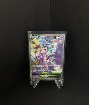 Korean Mew V Alt Art 106/100 S8 Fusion Arts Holo Full Pokemon Card SWSH Used - Image 1 of 4