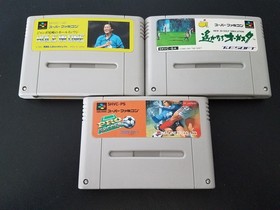 Nintendo Super Famicom SFC Jumbo Ozaki Hole in One Golf 3 game set Import Japan