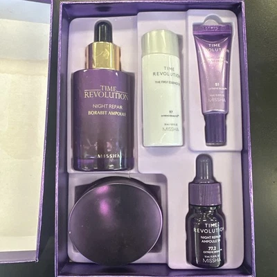 Missha Time Revolution Night Repair, 5 Piece Special Set - New In Box - Image 1 of 3