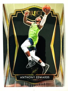 2020-21 Panini Select Anthony Edwards RC #169 Base Premier Timberwolvers Rookie! - Picture 1 of 3